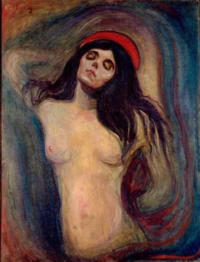 Edvard चबाना द्वारा मैडोना पेंटिंग द्वारा Edvard Munch