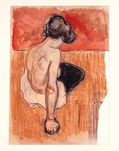 सिटिंग मॉडल द्वारा Edvard Munch