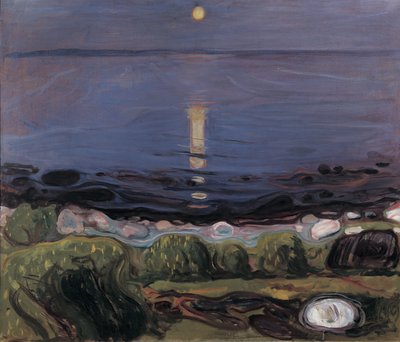 समर नाईट बाय द बीच द्वारा Edvard Munch