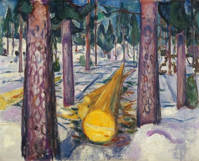 पीला लॉग द्वारा Edvard Munch