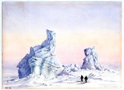 केप इवांस, 1-11 सितंबर, 1911 को एक आइसबर्ग द्वारा एडवर्ड एड्रियन विल्सन