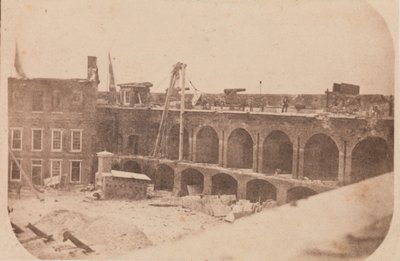 फोर्ट सम्टर की निकासी, अप्रैल 1861, अप्रैल 1861। द्वारा एडवर्ड एंथोनी