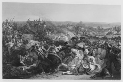 शाही संग्रह में चित्र से मीनी की लड़ाई (उत्कीर्णन) द्वारा एडवर्ड की प्रशंसा