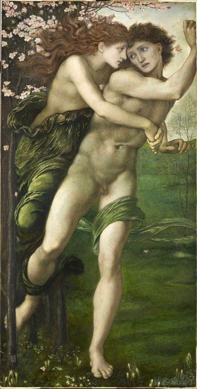 फीलिस और डेमोफॉन, 1870। द्वारा Edward Burne Jones