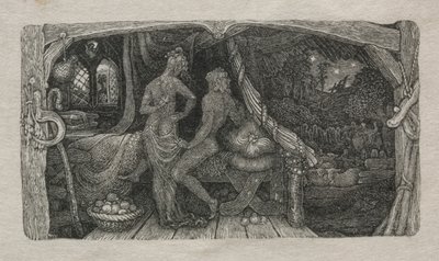 चैंबर- Idyll, 1829। द्वारा एडवर्ड कैलवर्ट