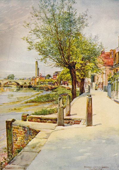 स्ट्रैंड ऑन द ग्रीन चिसविक, 1905, c1915 द्वारा एडवर्ड चार्ल्स क्लिफोर्ड