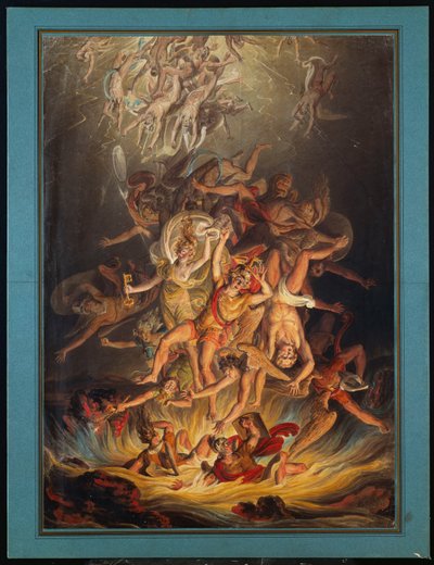 फॉल ऑफ द एंजेल्स, 1798 द्वारा एडवर्ड डेस