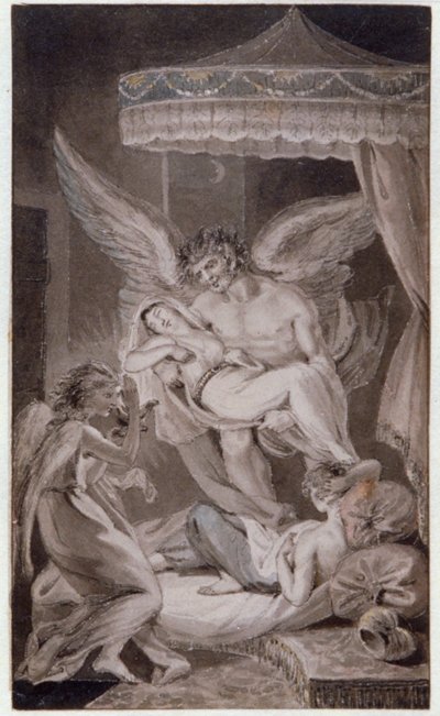 जीनियस बियरिंग द सोल अलॉफ्ट, c1780-1848 द्वारा एडवर्ड फ्रांसिस बर्नी