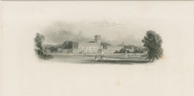 ट्रेंथम हॉल: स्टील उत्कीर्णन, एन डी [? मध्य १९वीं सेंट] (प्रिंट) द्वारा एडवर्ड फ्रांसिस खोजें