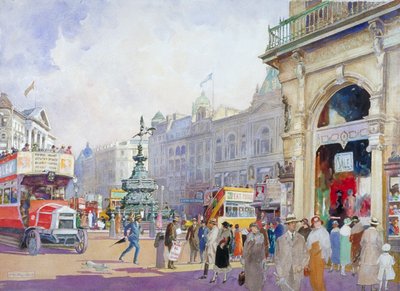 पिकाडिली सर्कस, 1920 द्वारा एडवर्ड हैरी हैंडली पढ़ें