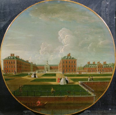 चेल्सी अस्पताल, c.1746 द्वारा एडवर्ड हैटली