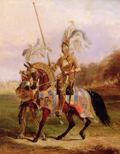 1840 में ईगलिंटन, लॉर्ड ऑफ द टूर्नामेंट द्वारा एडवर्ड हेनरी कॉर्बोल्ड