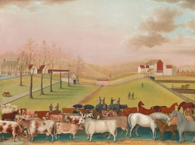 कॉर्नेल फार्म, 1848। द्वारा एडवर्ड हिक्स