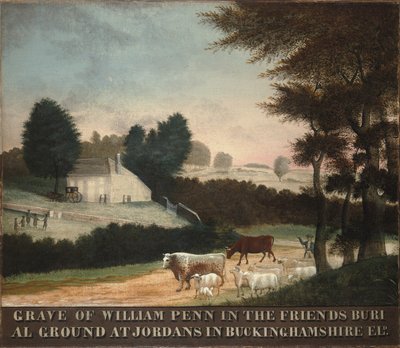 द ग्रेव ऑफ विलियम पेन, 1847 द्वारा एडवर्ड हिक्स