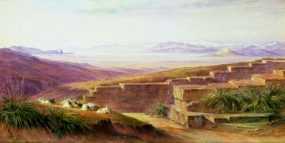 माइसेने से आर्गोस, 1849 द्वारा एडवर्ड लीयर