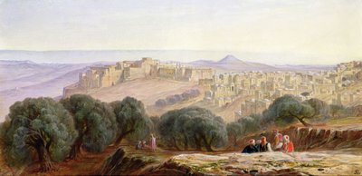 बेथलहम, c.1870 द्वारा एडवर्ड लीयर