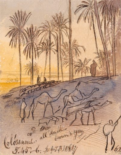 कोलोसिंह, 5:45 - 6:00 बजे, 3 जनवरी, 1867 (62) द्वारा एडवर्ड लीयर