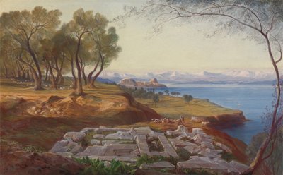 उदगम से कोर्फू, सीए। 1860. द्वारा एडवर्ड लीयर