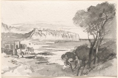 खाड़ी के पार का दृश्य (मोनाको) द्वारा एडवर्ड लीयर