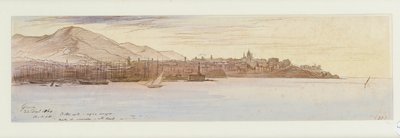 जेनोआ, 1864 का दृश्य द्वारा एडवर्ड लीयर
