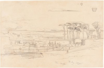 विला पैम्फिली, 1840। द्वारा एडवर्ड लीयर