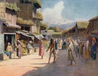 एक श्रीनगर बाजार द्वारा एडवर्ड मैरी जोसेफ मोलेनक्नेक्स