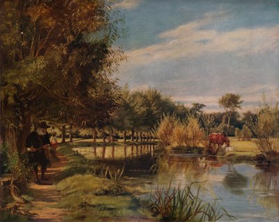 इजाक वाल्टन एंगलिंग: ए समर्स डे विथ द कॉलन, 1938 द्वारा एडवर्ड मैथ्यू वार्ड
