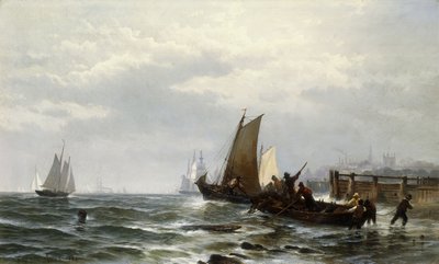 डेलावेयर, 1872 पर न्यूकैसल द्वारा एडवर्ड मोरन