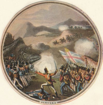 अल्बुएरा की लड़ाई, 1815, 1910 द्वारा एडवर्ड ओरमे