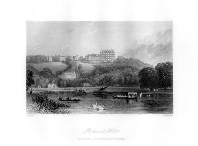 रिचमंड हिल, रिचमंड, 19 वीं शताब्दी। द्वारा एडवर्ड रैडक्लिफ