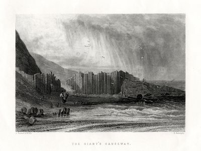 द जायंट कॉजवे, काउंटी एंट्रीम, उत्तरी आयरलैंड, 1884 द्वारा एडवर्ड रैडक्लिफ