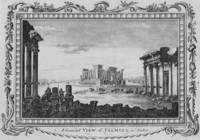 अरब में पामिरा का एक सामान्य दृश्य, c1770 द्वारा एडवर्ड रूकर