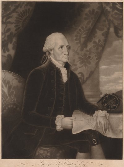 जॉर्ज वाशिंगटन, 1793। द्वारा एडवर्ड सैवेज