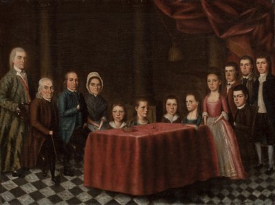 द सैवेज फैमिली, c.1779 द्वारा एडवर्ड सैवेज
