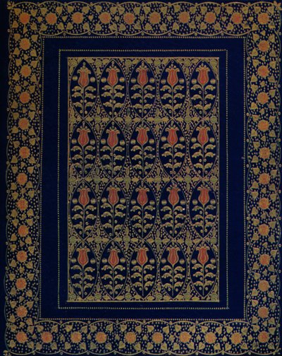 इनले और गोल्ड टूलिंग के साथ ब्लू मोरक्को में बुकबाइंडिंग, 1914 द्वारा एडवर्ड सुलिवन