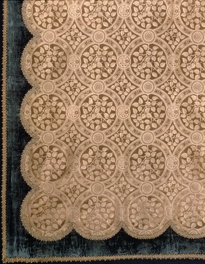 वार्नर और रामिन द्वारा बनाया गया बड़ा सीरिंग, 1875 में तैयार किया गया (रेशम का डैम) द्वारा एडवर्ड विलियम गॉडविन
