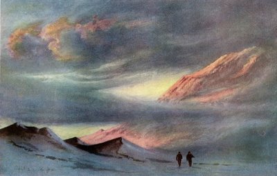 हुत प्वाइंट से एक सूर्यास्त, 2 अप्रैल, 1911, 1913 द्वारा चार्ल्स एडवर्ड विल्सन