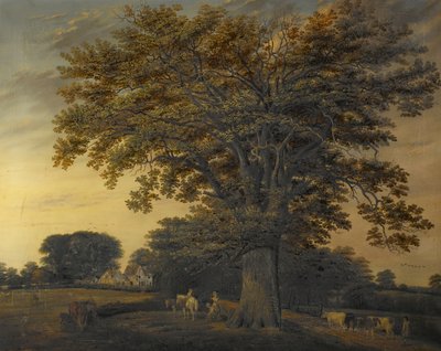 द बनली ओक, 1848 द्वारा एडविन ब्राउन