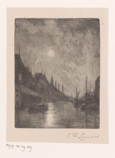  द्वारा Egide François Leemans (कलाकार द्वारा हस्ताक्षरित)