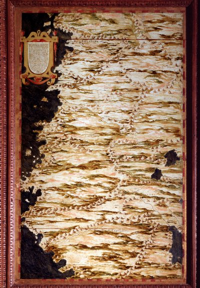 पेरू का नक्शा एग्नाज़ियो दांती (1536-1586) गणितज्ञ, कॉस्मोग्राफर और इतालवी वास्तुकार द्वारा बनाया गया नक्शा। 1567 के आसपास। फ्लोरेंस, पलाज्जो वेक्चिओ, साला डेल मप्पामोंडो द्वारा इग्नाज़ियो दांती