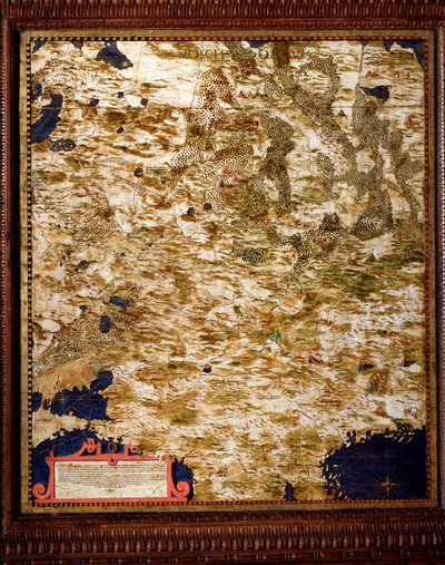 एग्नाज़ियो दांती (1536-1586) गणितज्ञ, कॉस्मोग्राफर और इतालवी वास्तुकार द्वारा मास्को क्षेत्र का नक्शा। 1567 के आसपास। फ्लोरेंस, पलाज्जो वेक्चिओ, साला डेल मप्पामोंडो द्वारा इग्नाज़ियो दांती
