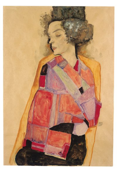 सपने देखने वाली महिला द्वारा Egon Schiele