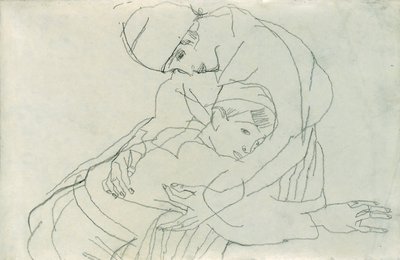 आलिंगन, 1914 द्वारा इगोन शीले