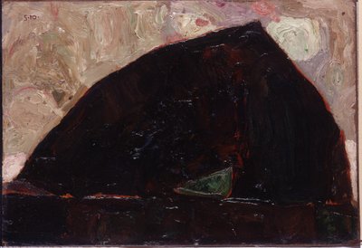 नदी पर पहाड़, 1910 द्वारा इगोन शीले