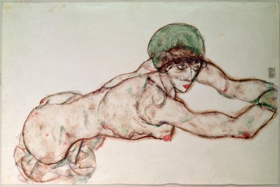 फैला हुआ नग्न द्वारा Egon Schiele
