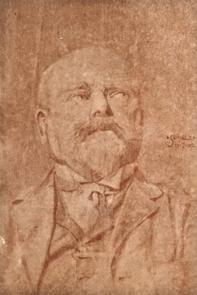 एक आदमी का पोर्ट्रेट, 1907 द्वारा इगोन शीले