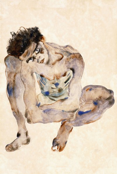 बैठने द्वारा Egon Schiele
