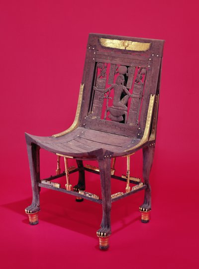 अध्यक्ष, तूतनखामन के मकबरे से (c.1370-1352 ईसा पूर्व) लाखों वर्षों की भावना का चित्रण करते हुए, न्यू किंगडम (देवदार) द्वारा Egyptian 18th Dynasty