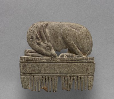 गज़ेल के साथ संयोजन करें, c.1391-1353 ईसा पूर्व द्वारा मिस्र का 18वां राजवंश Dy