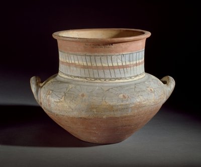 लुग हैंडल, अमरना, 14 वीं शताब्दी ईसा पूर्व (मिट्टी के बर्तन) के साथ सजाया जार द्वारा Egyptian 18th Dynasty